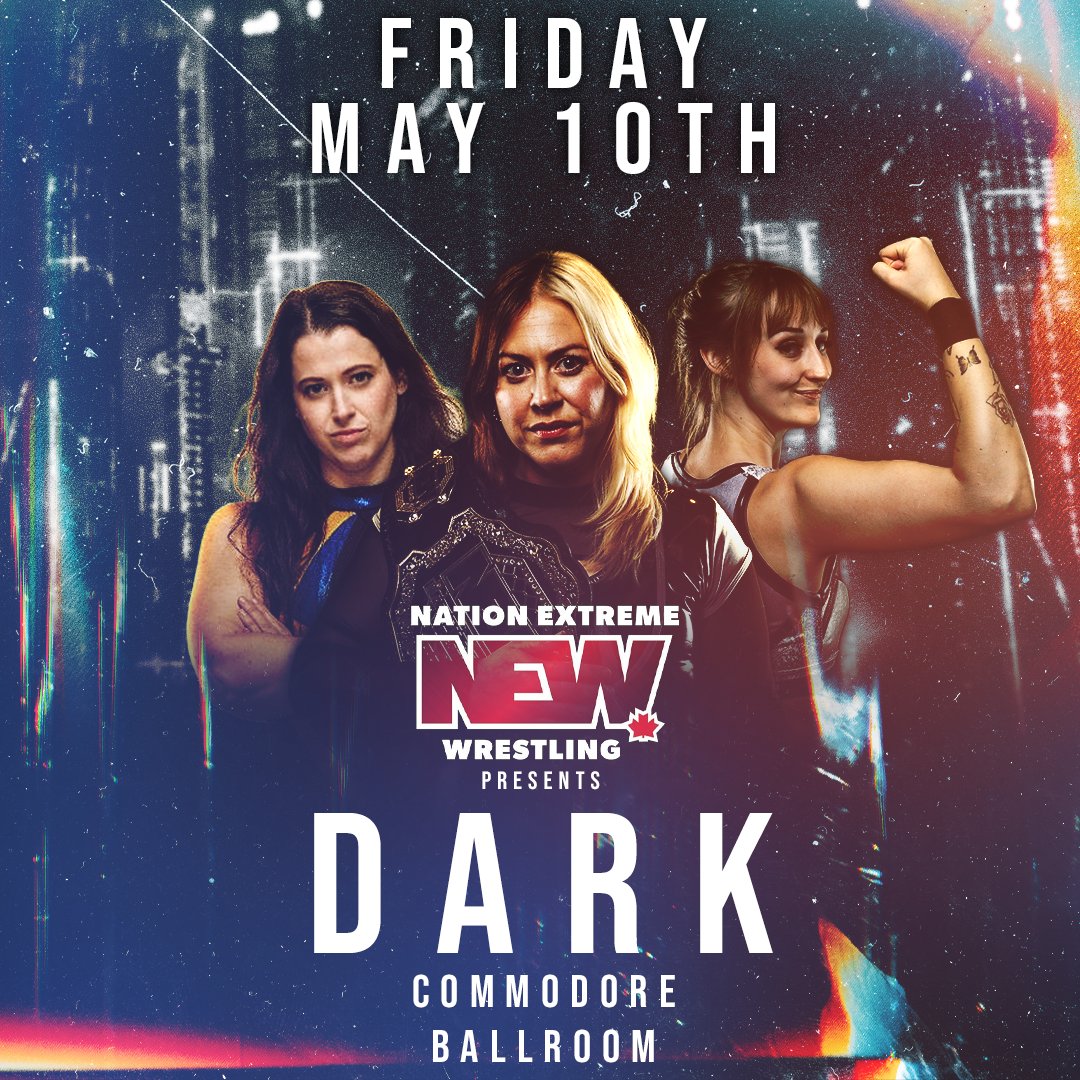 NOW ON SALE: NEW DARK on May 10 at the Commodore Ballroom